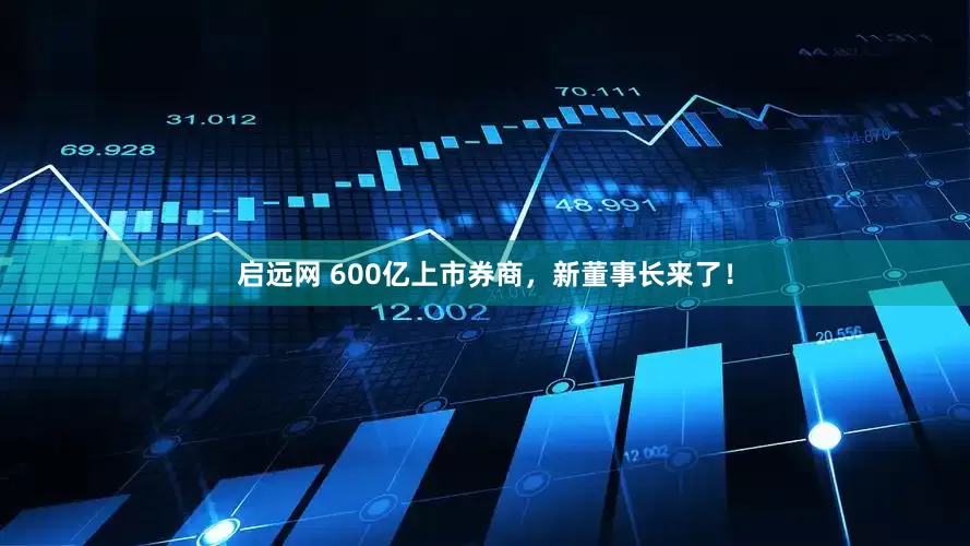 启远网 600亿上市券商，新董事长来了！